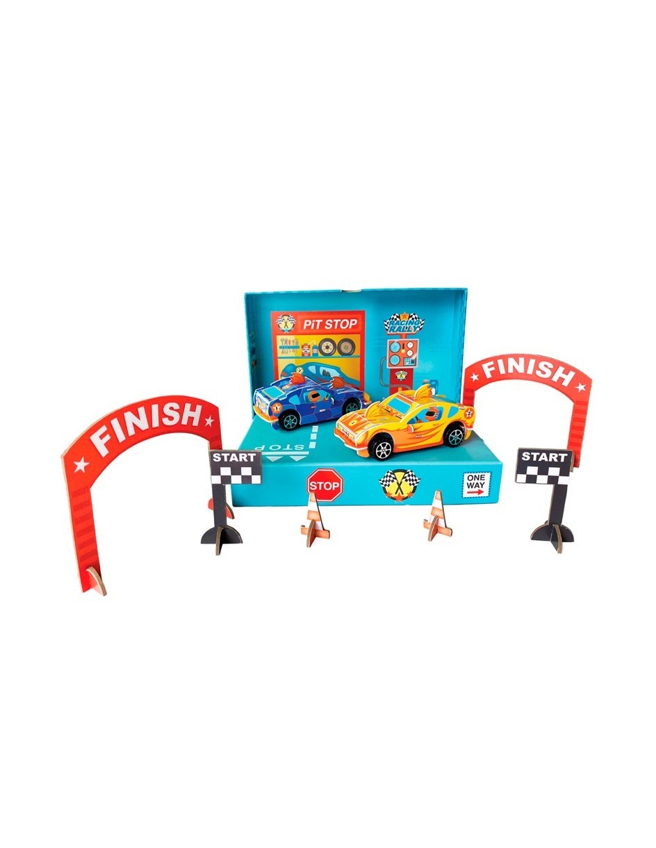 Set Crea tu coche de carreras