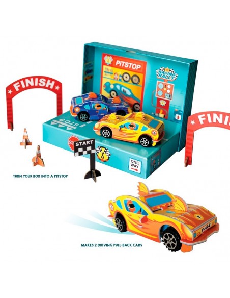 Set Crea tu coche de carreras