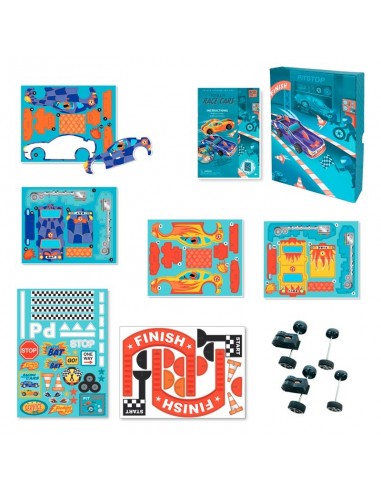 Set Crea tu coche de carreras