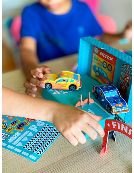 Set Crea tu coche de carreras