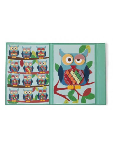 Álbum magnético Colores y formas Búho