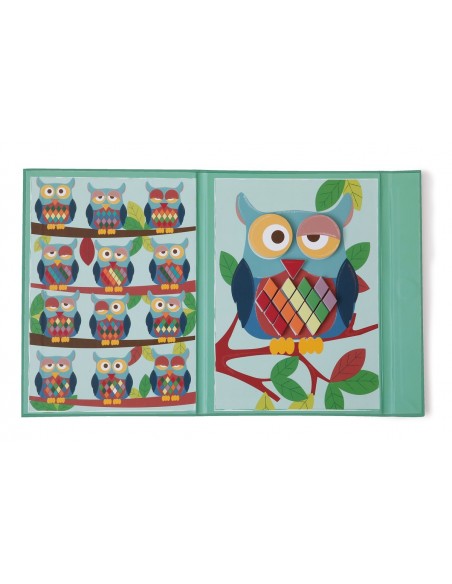 Álbum magnético Colores y formas Búho