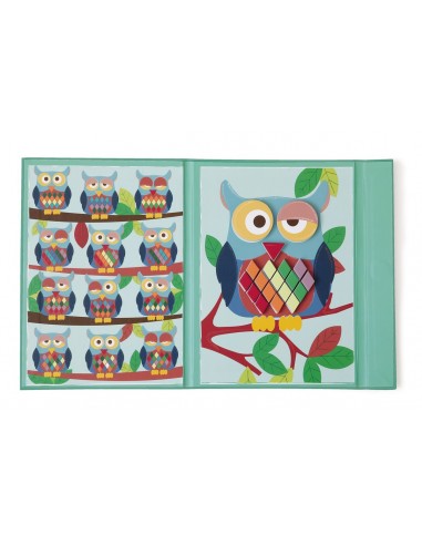 Álbum magnético Colores y formas Búho