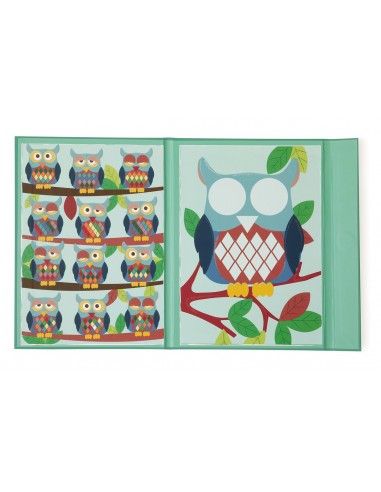 Álbum magnético Colores y formas Búho