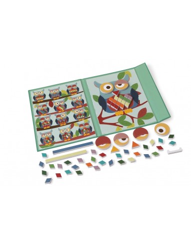 Álbum magnético Colores y formas Búho