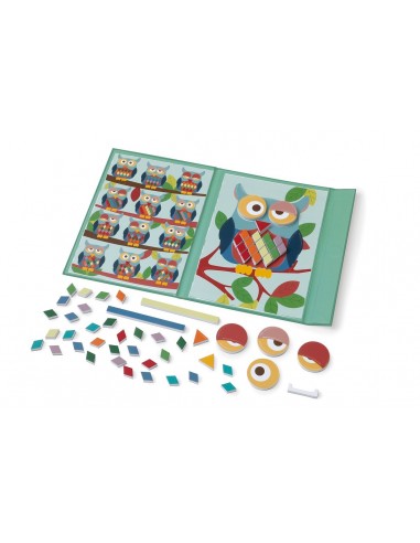 Álbum magnético Colores y formas Búho