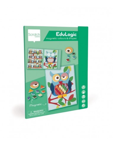 Álbum magnético Colores y formas Búho