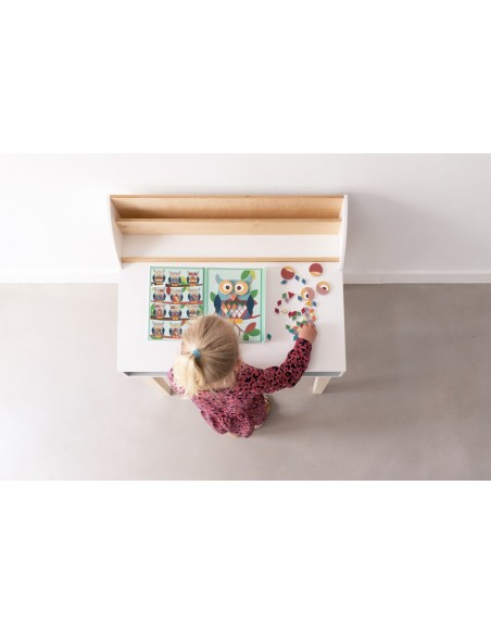 Álbum magnético Colores y formas Búho
