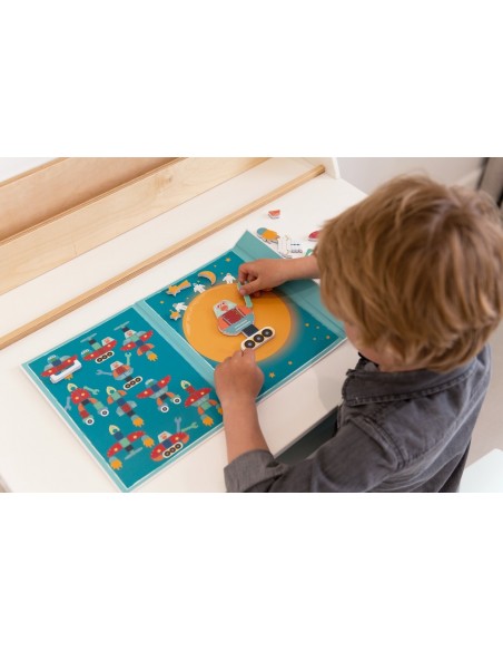 Álbum magnético Colores y formas Espacio