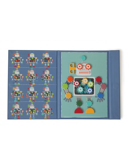 Álbum magnético Colores y formas Robot
