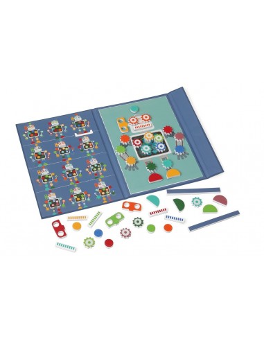 Álbum magnético Colores y formas Robot