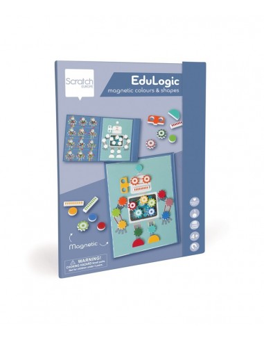 Álbum magnético Colores y formas Robot