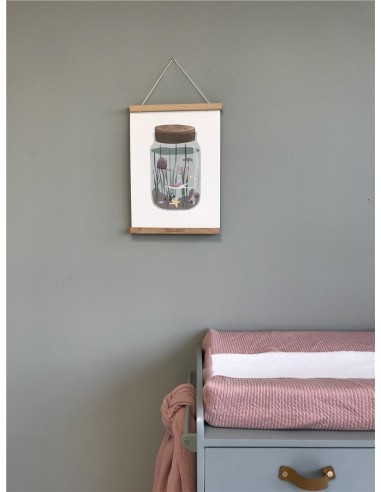 Poster Jarrón en el océano dos caras