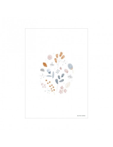 Poster flores de dos caras