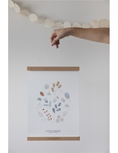 Poster flores de dos caras