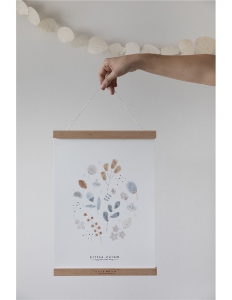 Poster flores de dos caras