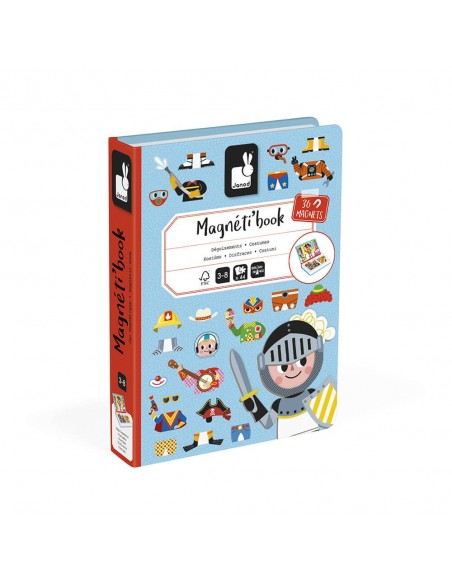 Magnetic book disfraces chicos