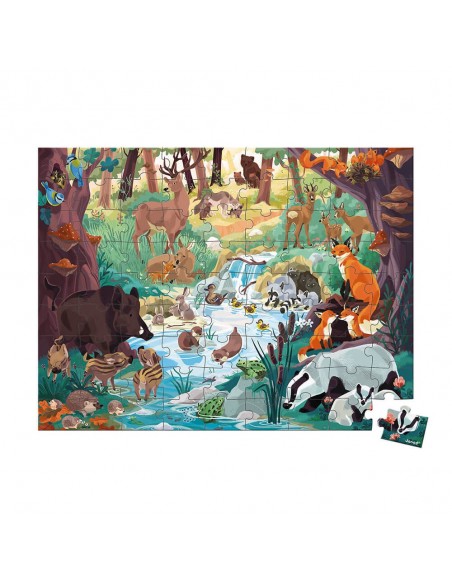 Puzle busca y encuentra las huellas