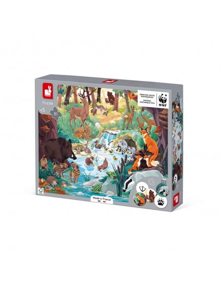 Puzle busca y encuentra las huellas