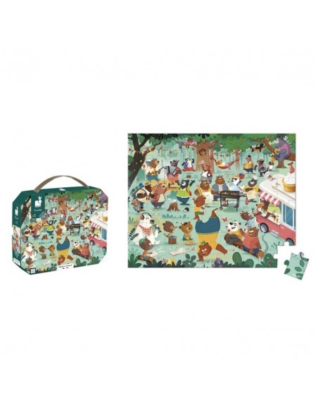 Puzle La familia oso