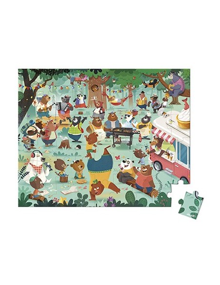 Puzle La familia oso