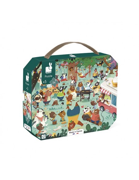 Puzle La familia oso