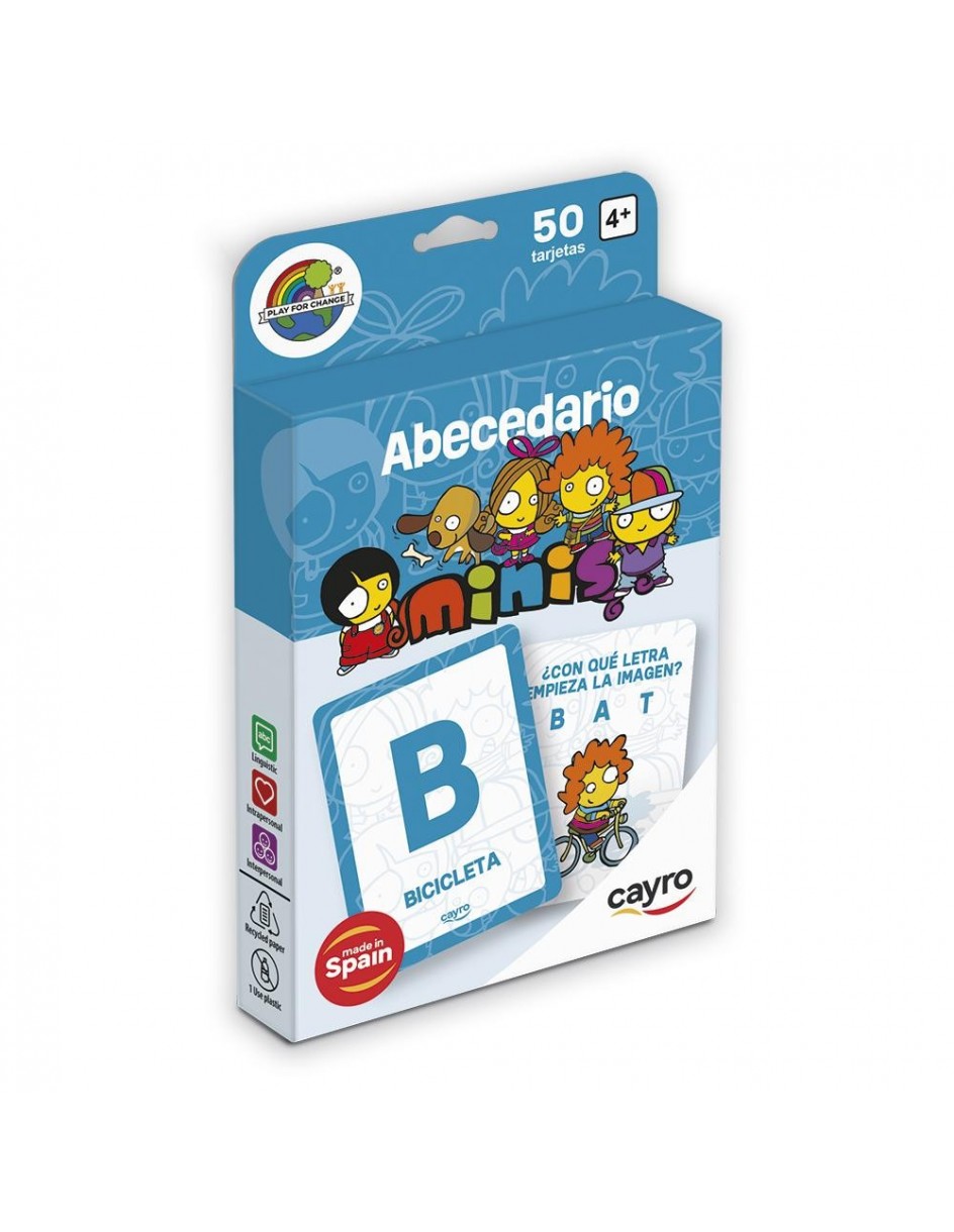 Juego de cartas Abecedario
