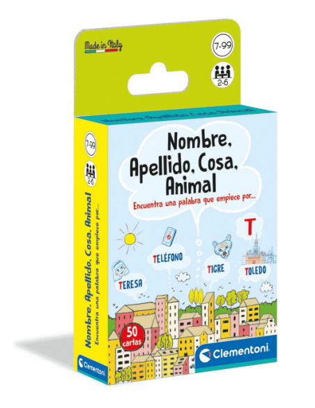 Nombre,apellido,cosa,animal