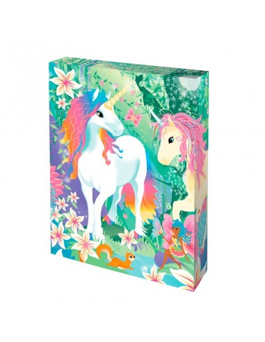 Set de arte  papel y purpurina Bosque Mágico